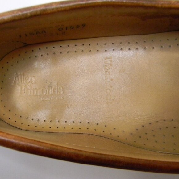 Allen Edmonds Woodstock Black\\Brown Loafer Dress Shoes Size 11.5AA Made in USA main image 8